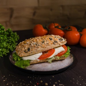 Senner Fladen Weckerl mit Tomate, Mozzarella