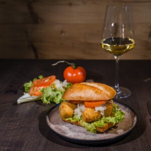 Steinofenweckerl mit Chicken Nuggets